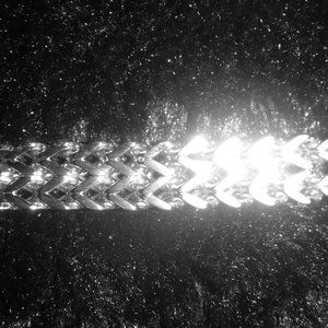 MAN'S STAINLESS STEEL BRACELET-8 INCHES LONG